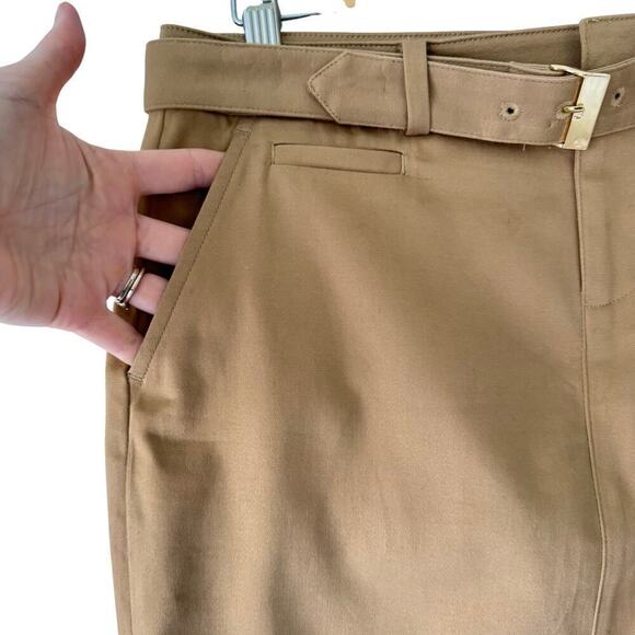 Lauren Ralph Lauren Womens Skirt Size 0 Beige Khaki Equestrian Classic Old Money - Picture 6 of 12